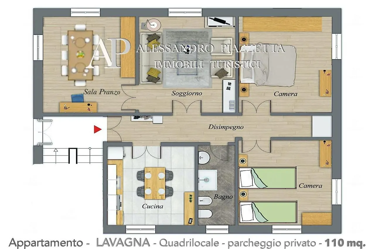 Apartmán Casa Ceo Lavagna